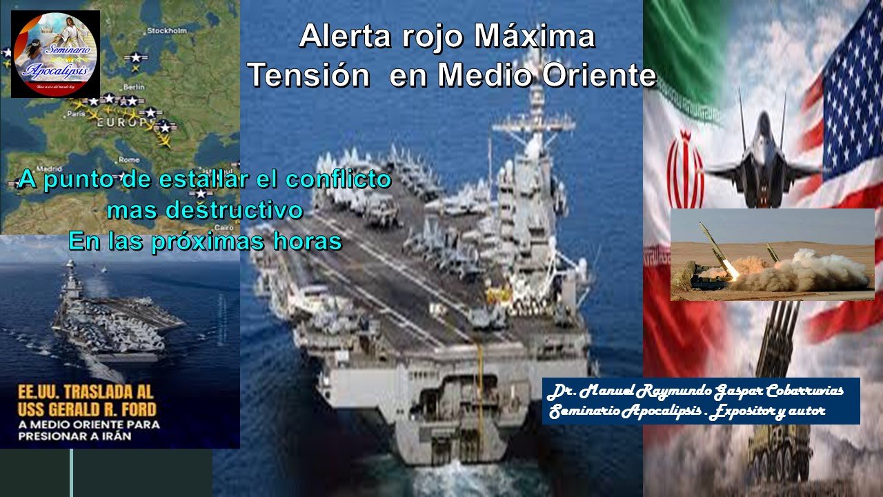 MAXIMA TENSION EN EL MEDIO ORIENTE GUERRA IRAN USA ISRAEL